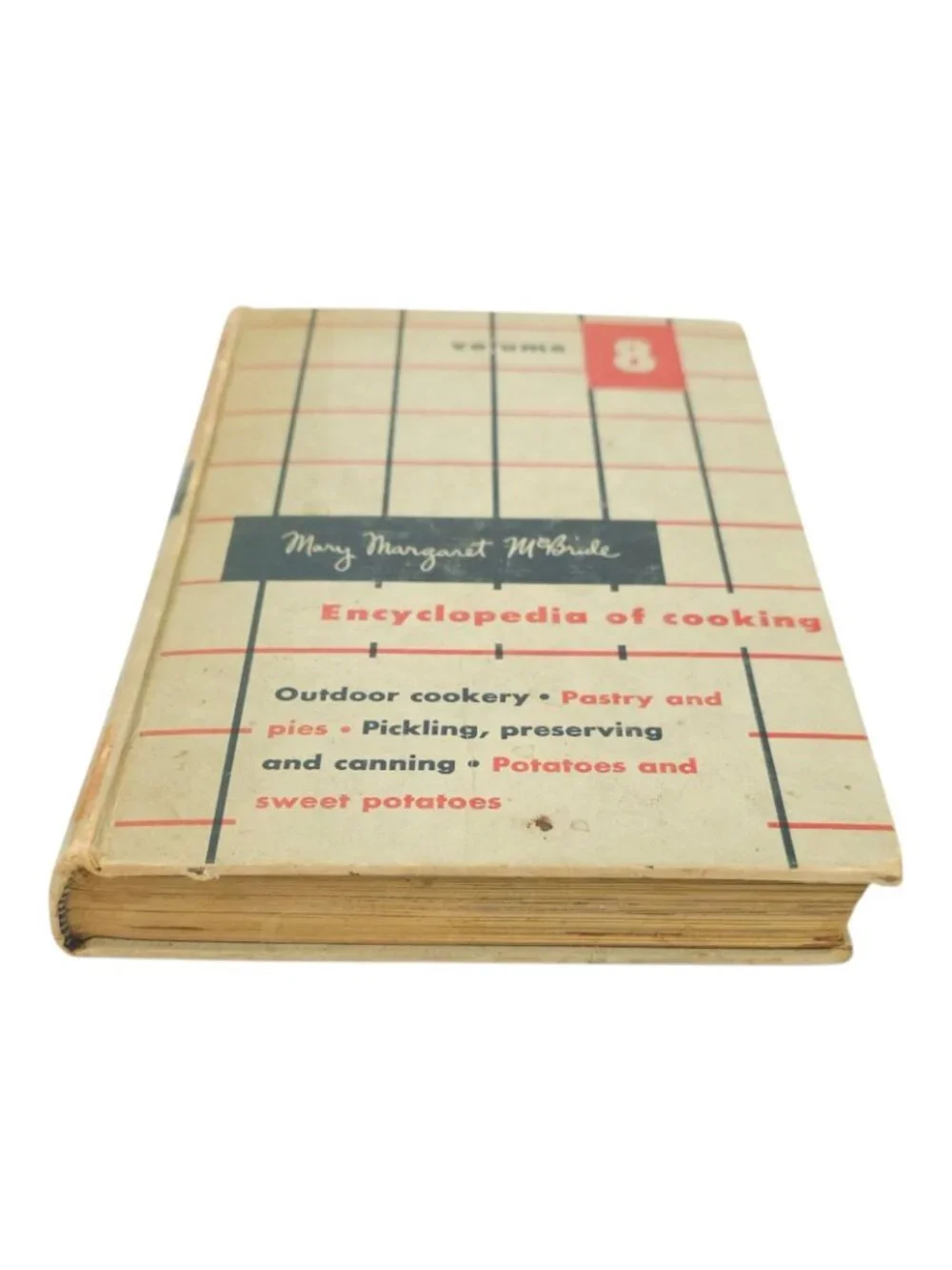 Mary Margaret McBride Encyclopedia of Cooking Volume 8 Vintage 1958 Cookbook HC